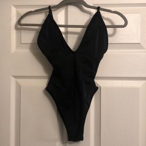 Gooseberry seaside swim black one piece M